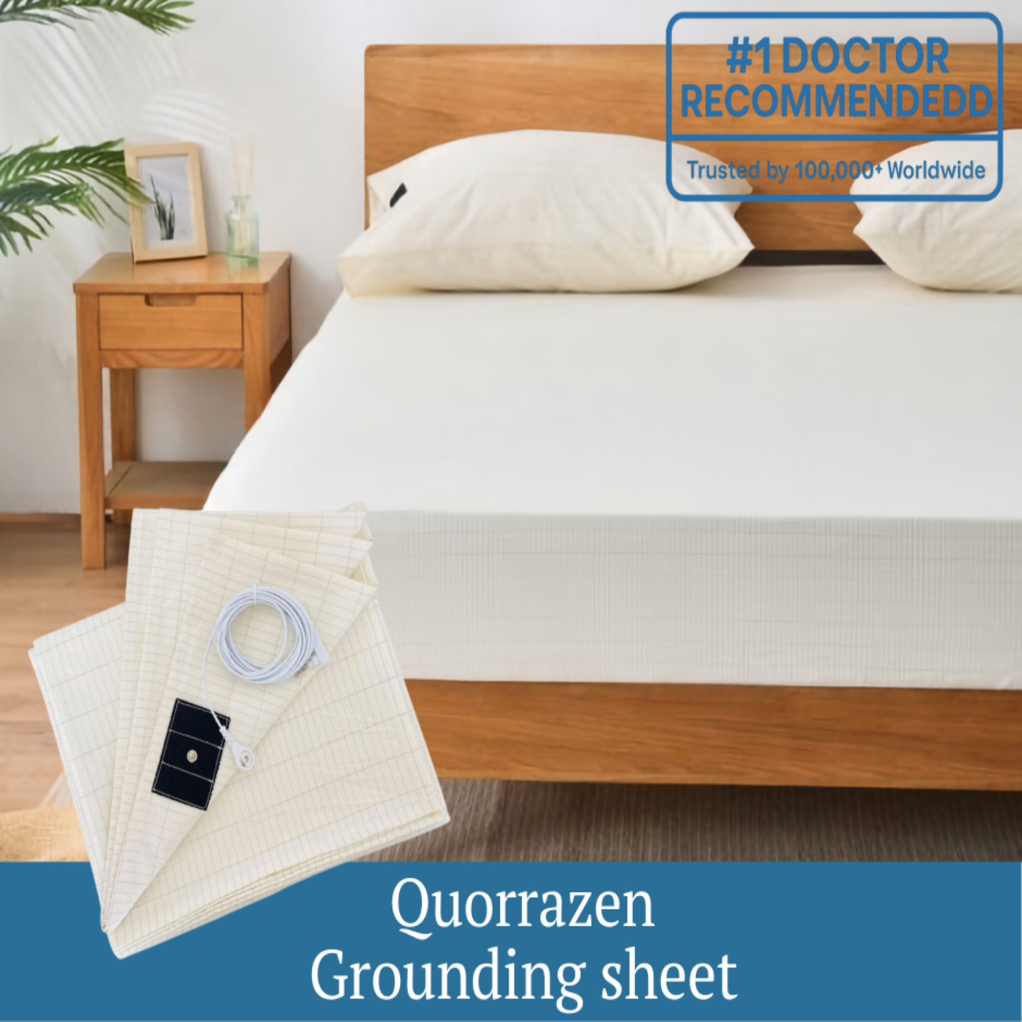 Quorrazen™ Grounding Sleep Sheet/grounding sheet/earthing sheet