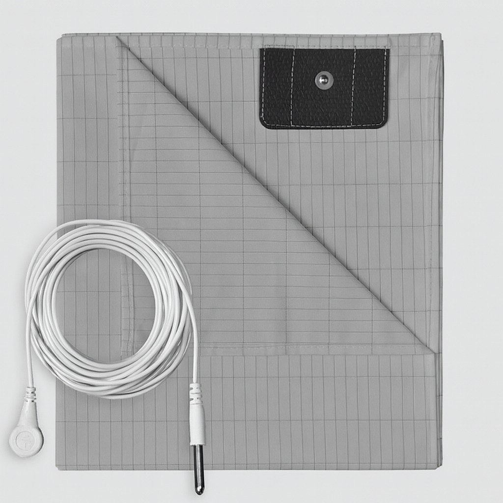 Brown Grounding Mat for Bed with Cable