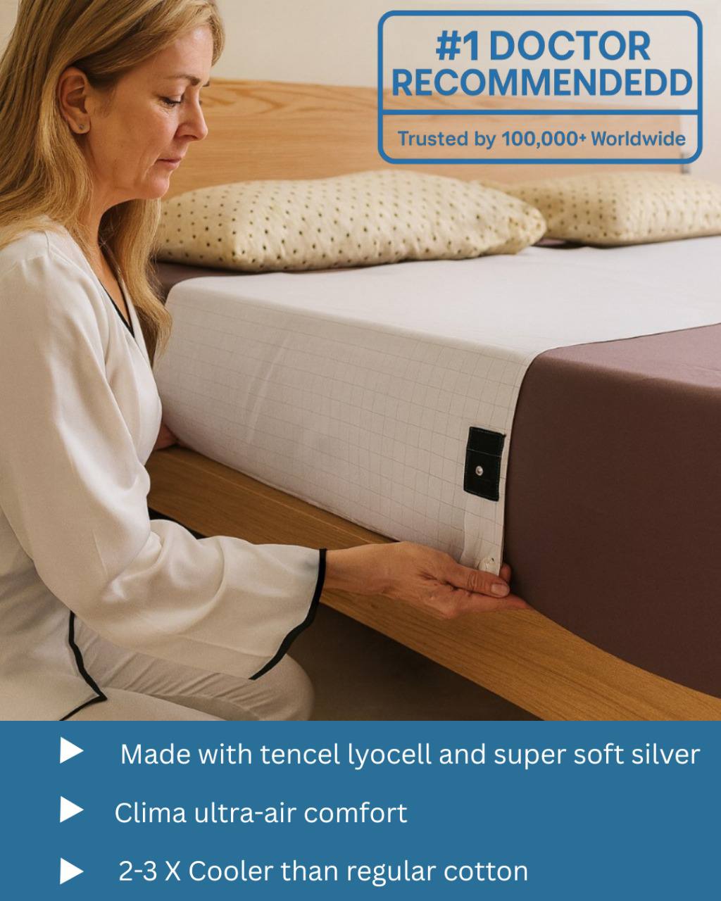 Quorrazen™ Grounding Sleep Sheet/grounding sheet/earthing sheet