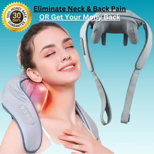 Front view of Quorrazen™ Neck Pain Relief Device with ergonomic design.